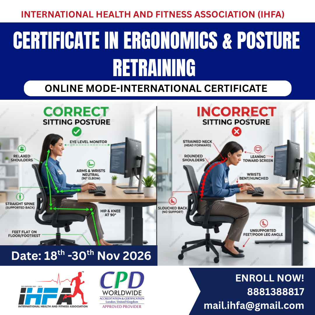 Certificate in Ergonomics & Posture Retraining