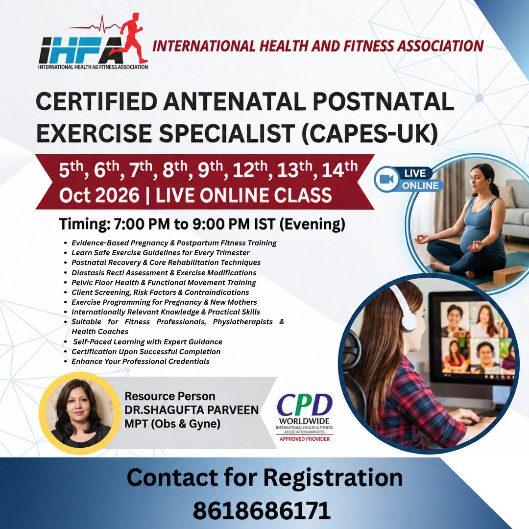 Certified Antenatal Postnatal Exercise Specialist (CAPES-UK)